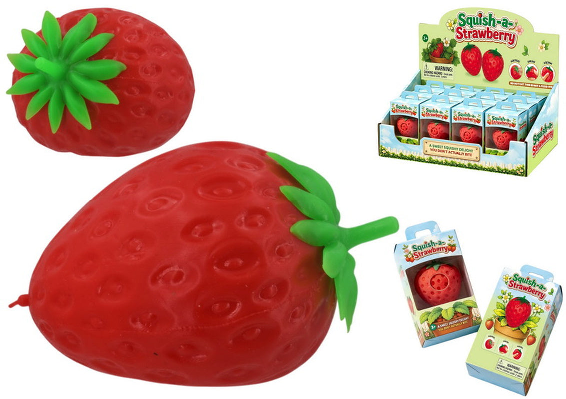 Kandy Toys Squishy Strawberry Sensory Toy