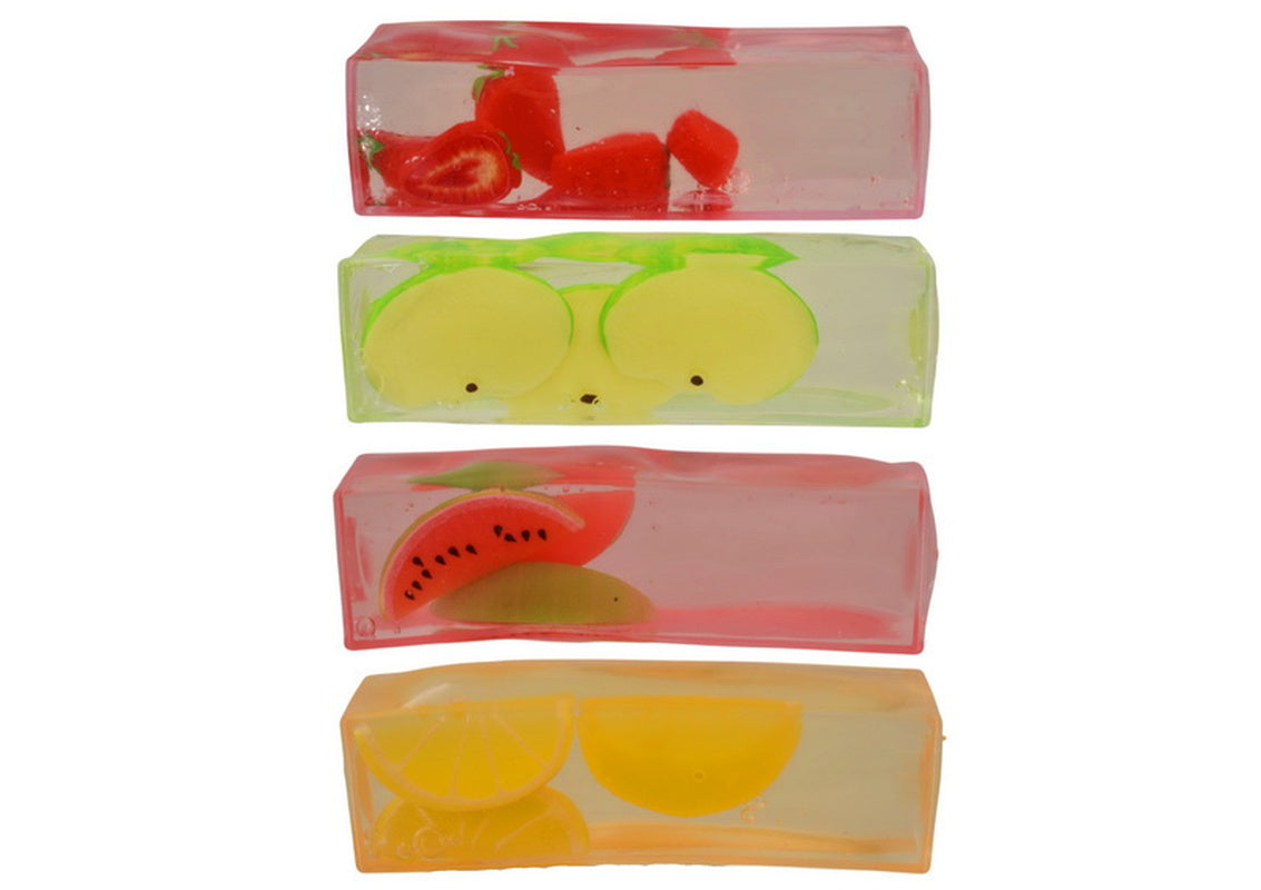 Kandy Toys Maltose Fruit Bar Squishy Sensory Toy (4 Assorted)