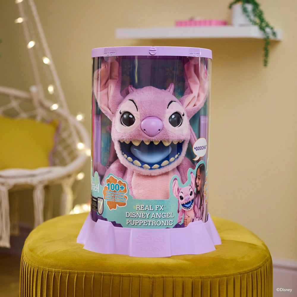 Wow Stuff! Disney Angel Stitch Palm Puppetronic Interactive Toy TY8607