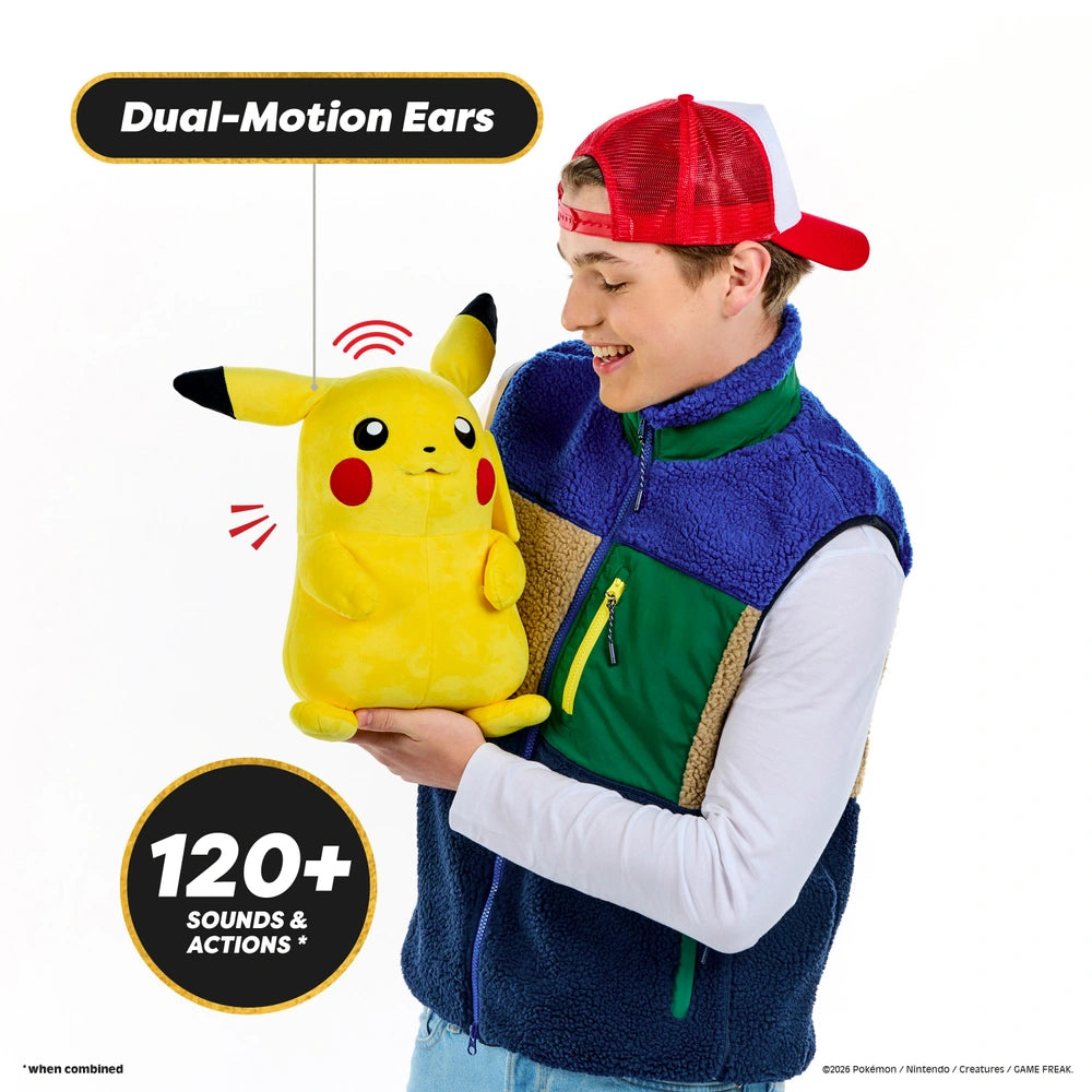 Wow Stuff! Pikachu Puppetronic By Realfx Pokemon TY8619