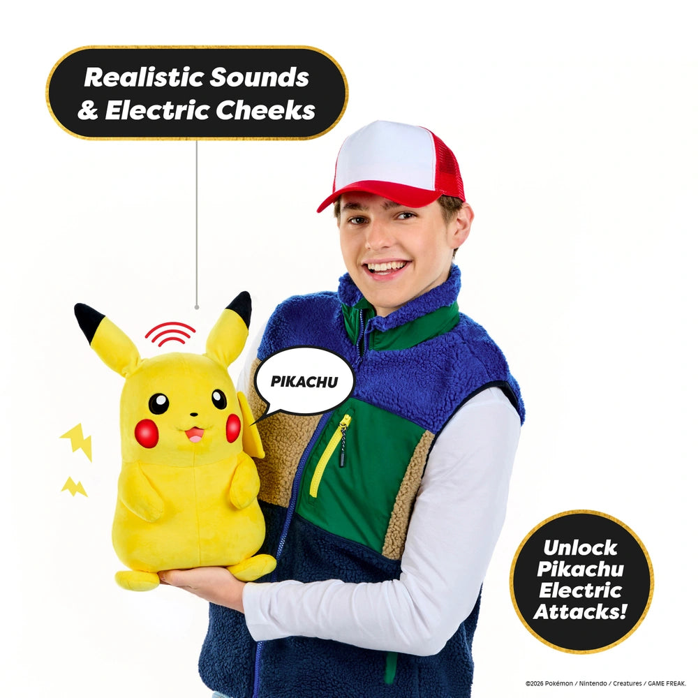 Wow Stuff! Pikachu Puppetronic By Realfx Pokemon TY8619
