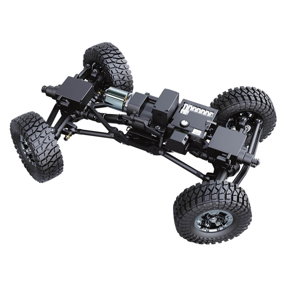 UDIRC UCX24 Snow Leopard RTR Brushless 4WS RC 1:24 Crawler - Black