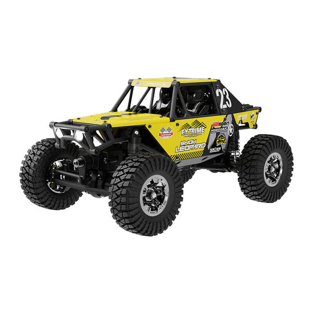 UDIRC UCX24 Snow Leopard RTR Brushless 4WS RC 1:24 Crawler - Yellow