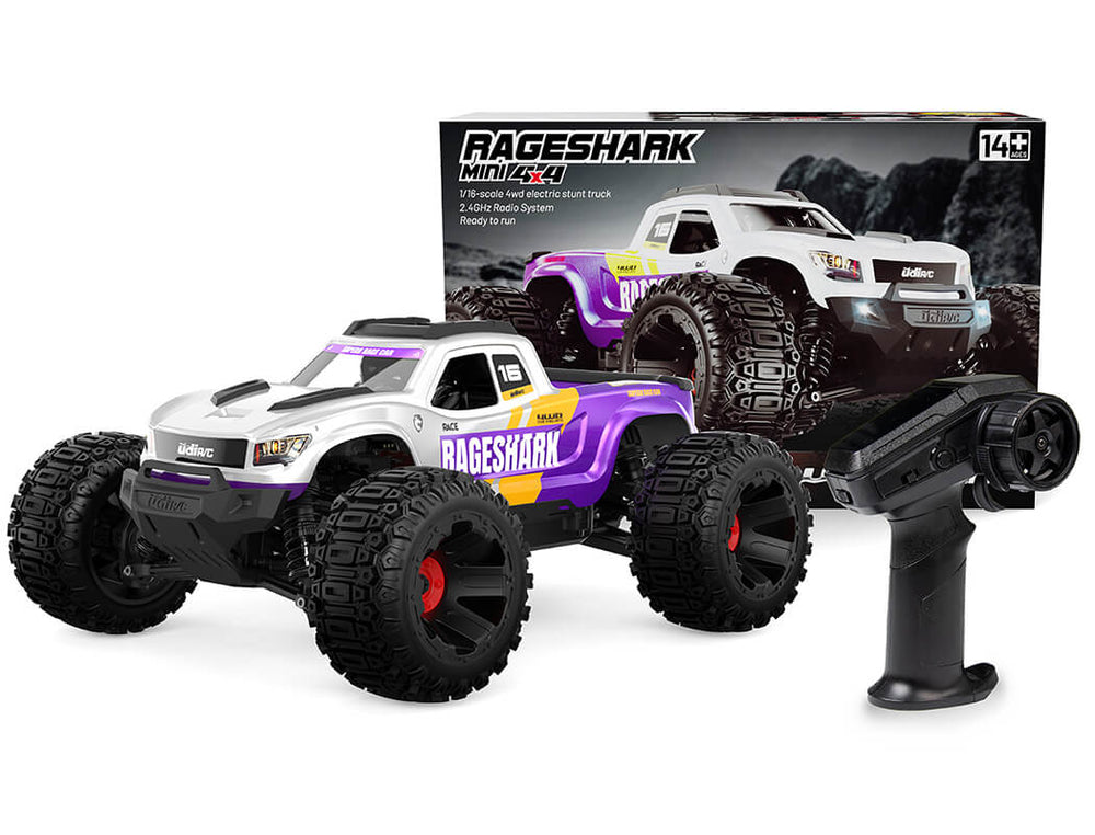 UDIRC Rageshark Monster Truck Brushed RTR - Purple 1:16 UDI-UD1611P