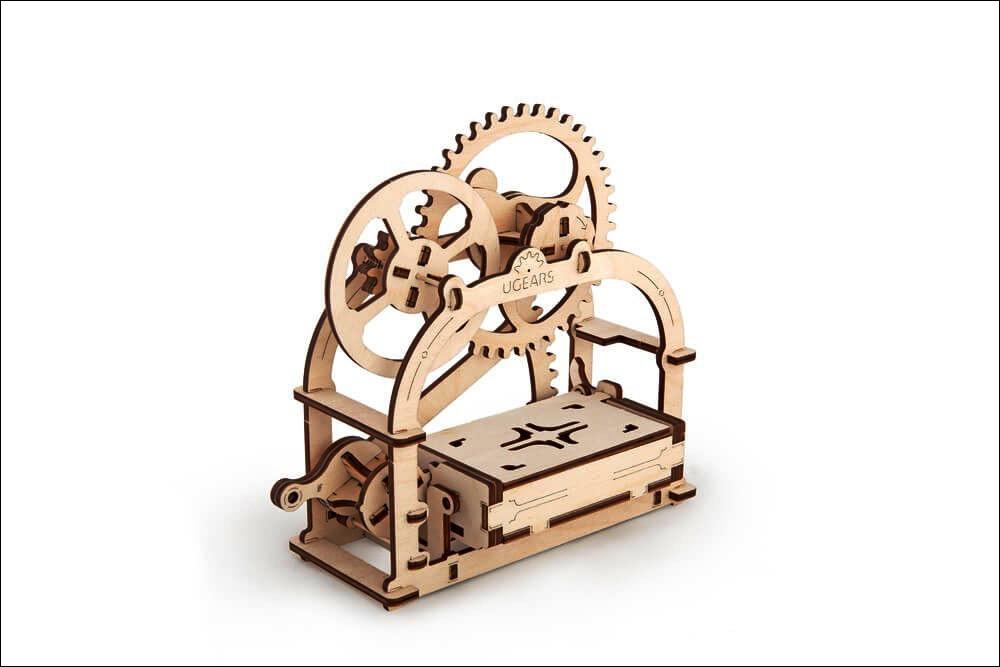 UGEARS Mechanical Box Mechanical Wooden Model Kit 70001