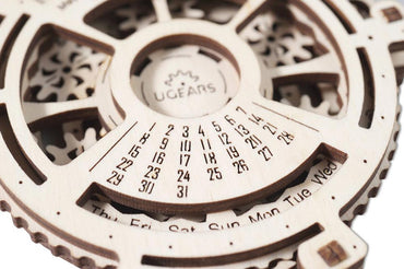 UGEARS Date Navigator Mechanical Wooden Model Kit 70036