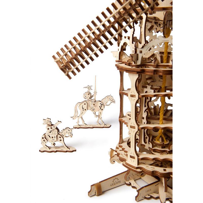 UGEARS Tower-Windmill Mechanical Wooden Model Kit 70055
