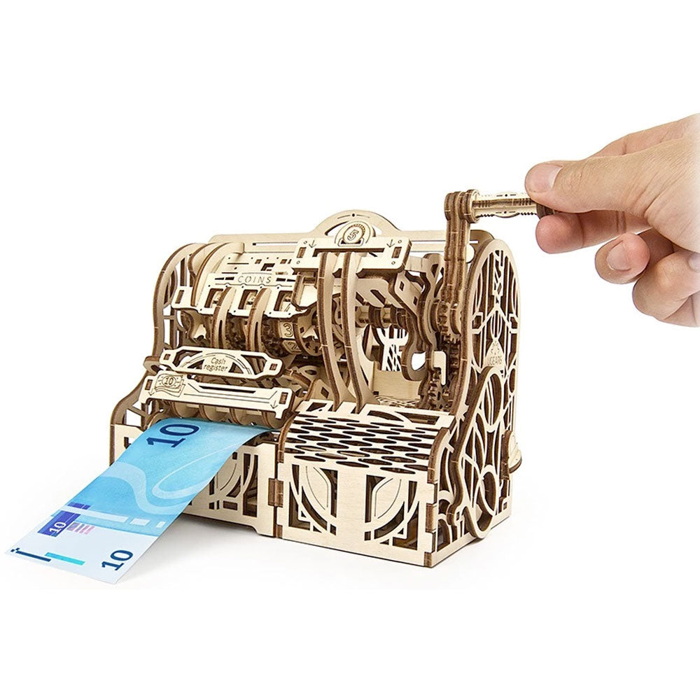 UGEARS Cash Register Mechanical Wooden Model Kit 70136