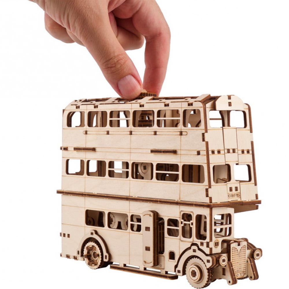 UGEARS 70172 Harry Potter Knight Bus Mechanical  Wooden Model Kit