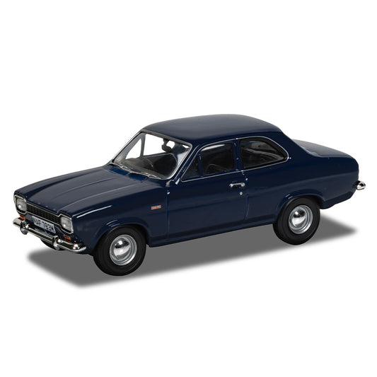 Corgi VA09534 Ford Escort Mk1 1300 GT, Marine Blue 1:43 Diecast Model