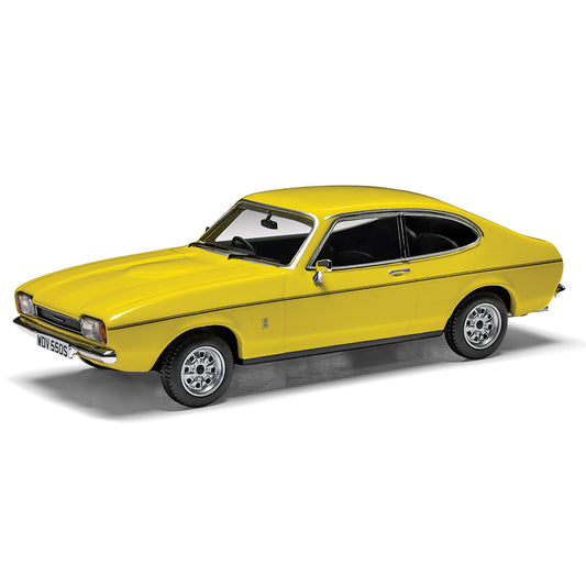 Corgi Vanguards 15410 Ford Capri Mk2 1.6L, Signal Yellow 1:43 Diecast Model
