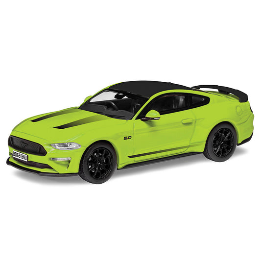 Corgi Vanguards 15505 Ford Mustang55 5.0 V8, Grabber Lime 1:43 Diecast Model