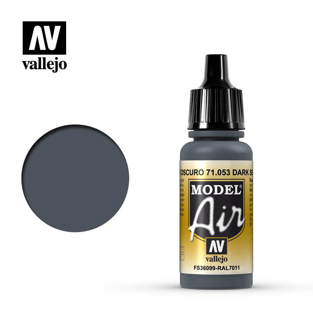 Vallejo Model Air - Dark Sea Grey 18ml Model Paint 71053