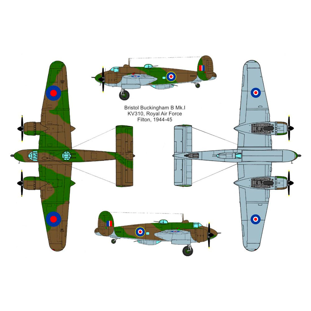 Valom Bristol Buckingham B.I/C Mk.I 1:144 Model Kit 14434