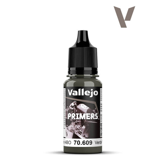 Vallejo Primer - Russian Green 18ml Model Paint Acrylic Polyurethane 70609