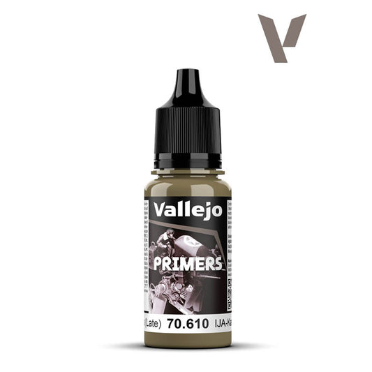 Vallejo Primer - Parched Grass Late 18ml Model Paint Acrylic Polyurethane 70610