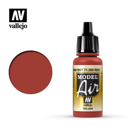 Vallejo Model Air - Red 18ml Model Paint 71269