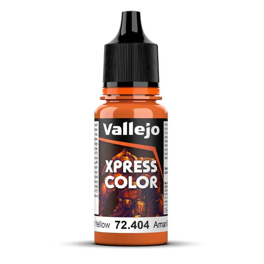 Vallejo Xpress Colour Nuclear Yellow 18ml Model Paint 72404
