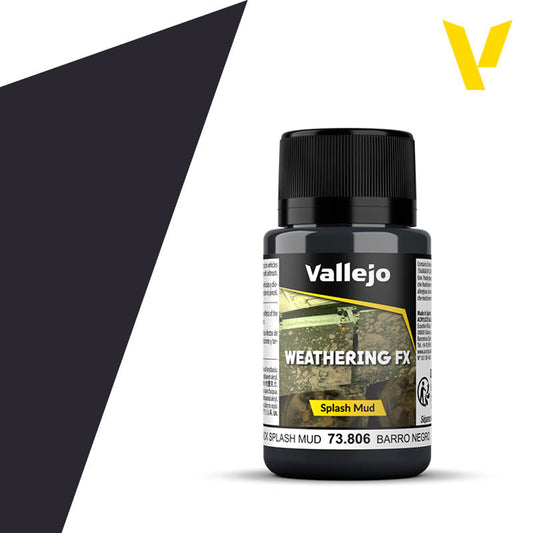 Vallejo Weathering FX - Black Splash Mud 40ml 73806