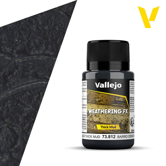 Vallejo Weathering FX - Black Thick Mud 40ml 73812