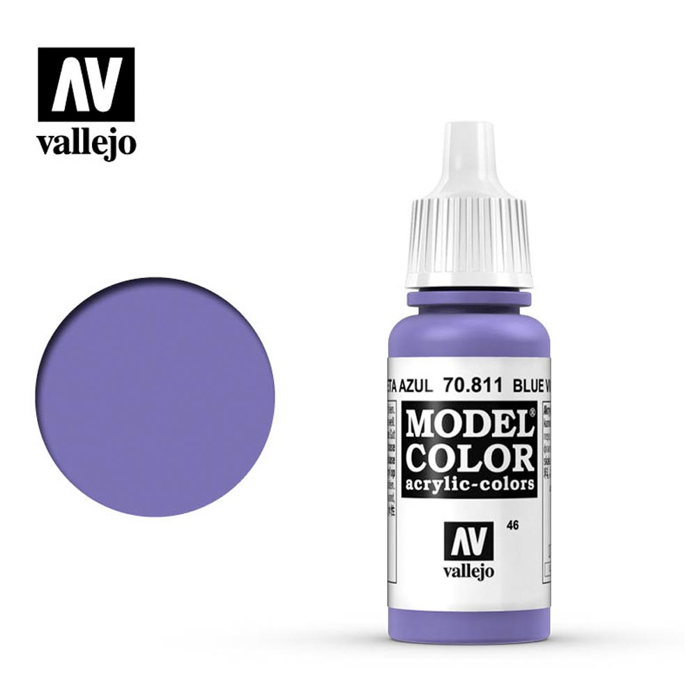 Vallejo 811 Model Colour Blue Violet 18ml Paint Dropper Bottle