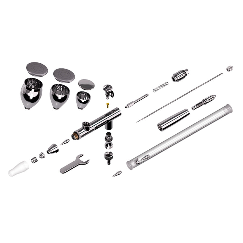Vallejo Profinish 2-in-1 Airbrush 90002 Standard Compressor Bundle Kit