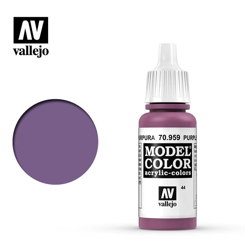 Vallejo 959 Model Colour Purple 18ml Paint Dropper Bottle
