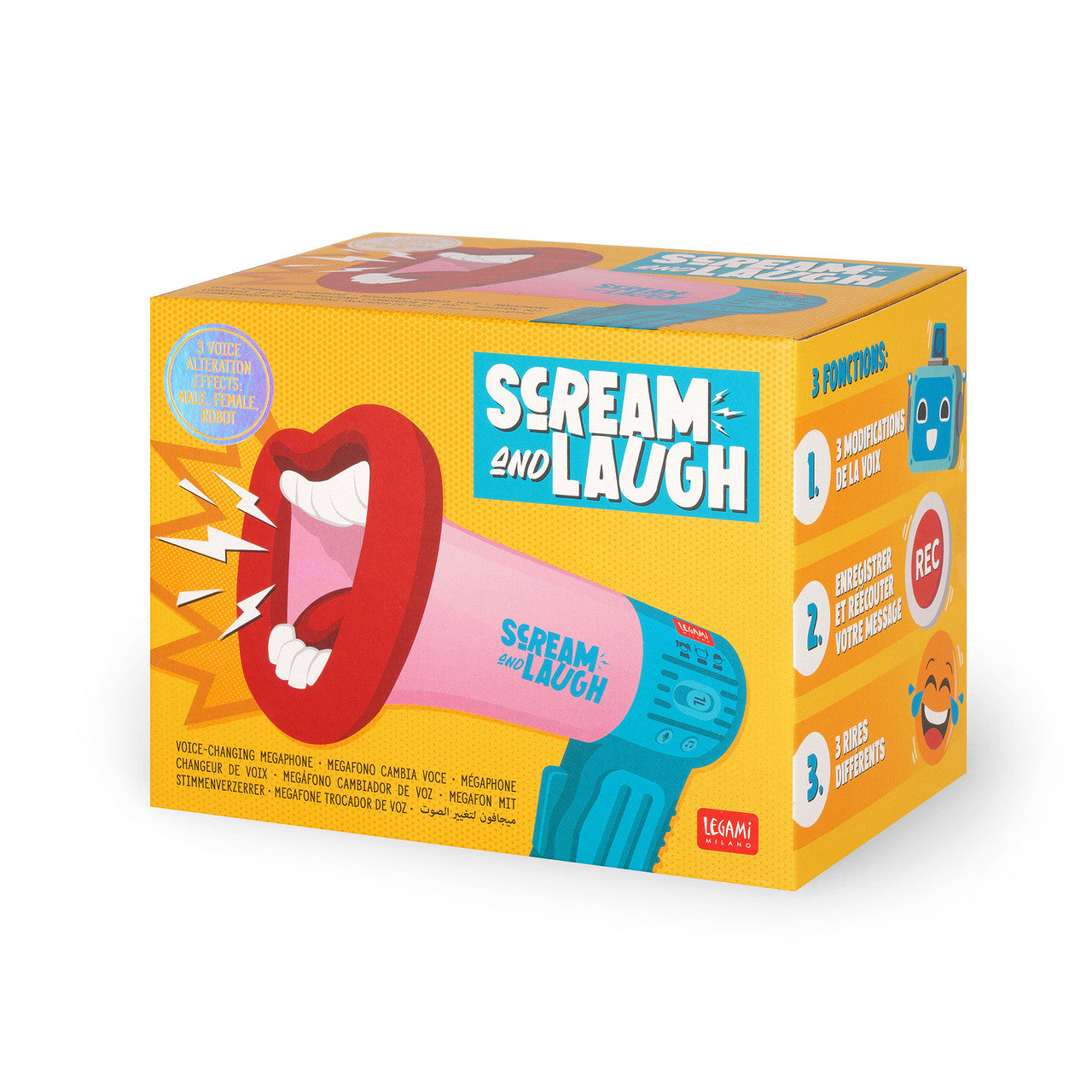 Legami “Scream and Laugh” Voice-Changing Megaphone Toy