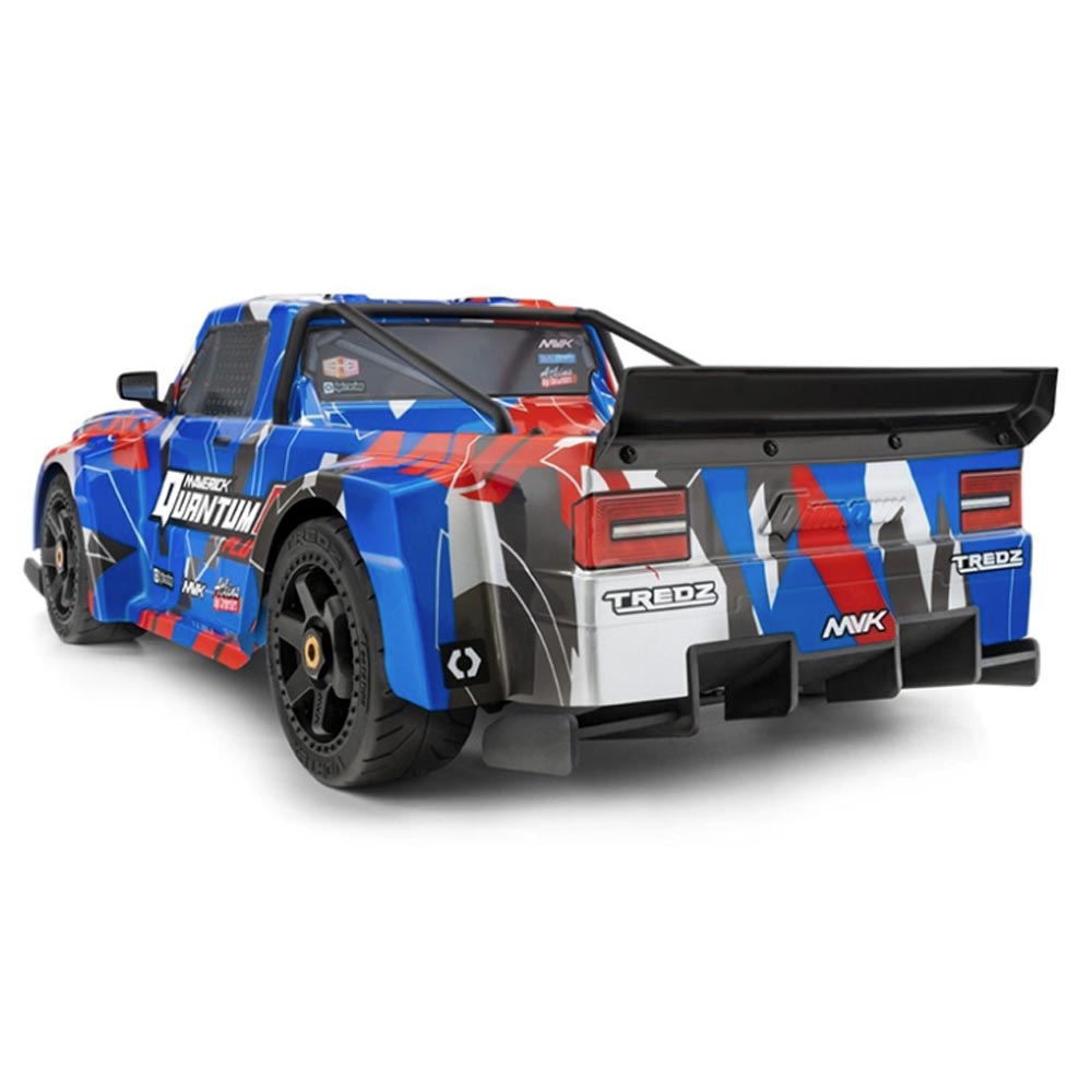 Maverick QuantumR Flux 4S 1:8 4WD Race Truck - Blue/Red RTR RC Car 150312