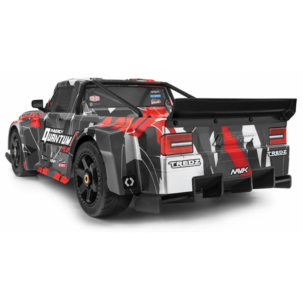 Maverick QuantumR Flux 4S 1:8 4WD Race Truck - Grey/Red RTR RC Car 150313
