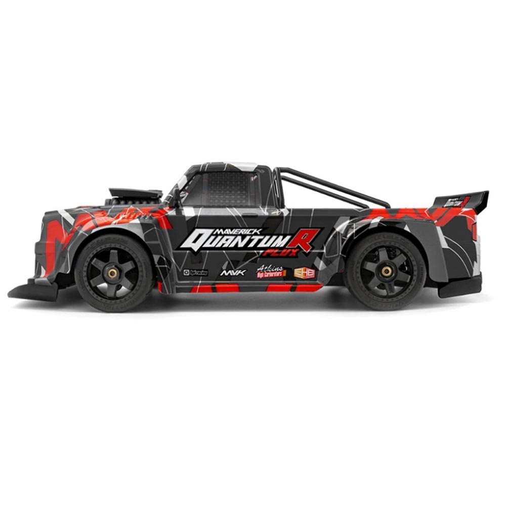 Maverick QuantumR Flux 4S 1:8 4WD Race Truck - Grey/Red RTR RC Car 150313