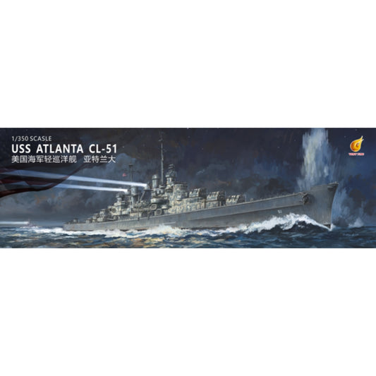 Very Fire 350922U USS Atlanta CL-51 Light Cruiser Standard 1:35 Model Kit