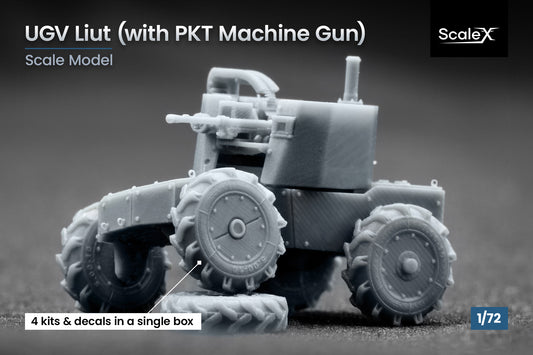 ScaleX UGV "LIUT" PKT 4x 1:72 3D Printed Model Kit VG 72001