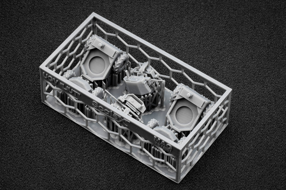 ScaleX UGV "LIUT" MAG 4x 1:72 3D Printed Model Kit VG 72002