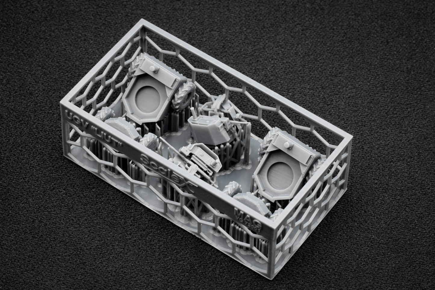 ScaleX UGV "LIUT" MAG 4x 1:72 3D Printed Model Kit VG 72002
