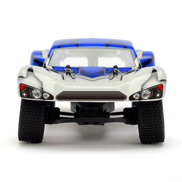 VEKO Mini SC 2WD RTR 1:24 Short Crouse Truck RC Car Toy w/Gyro - Blue