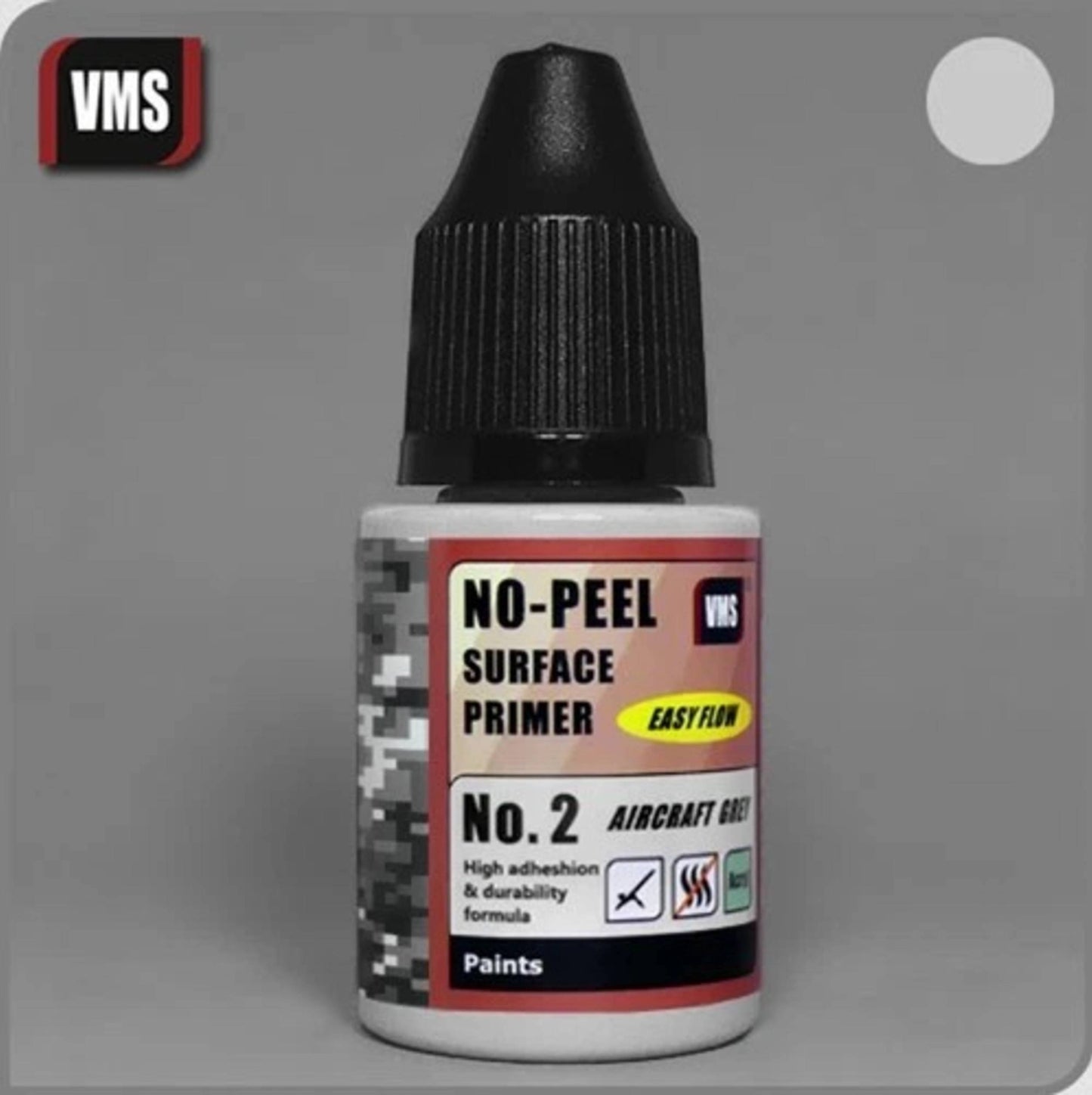 VMS No-Peel Primer No.2 Aircraft Grey 30ml PR02s