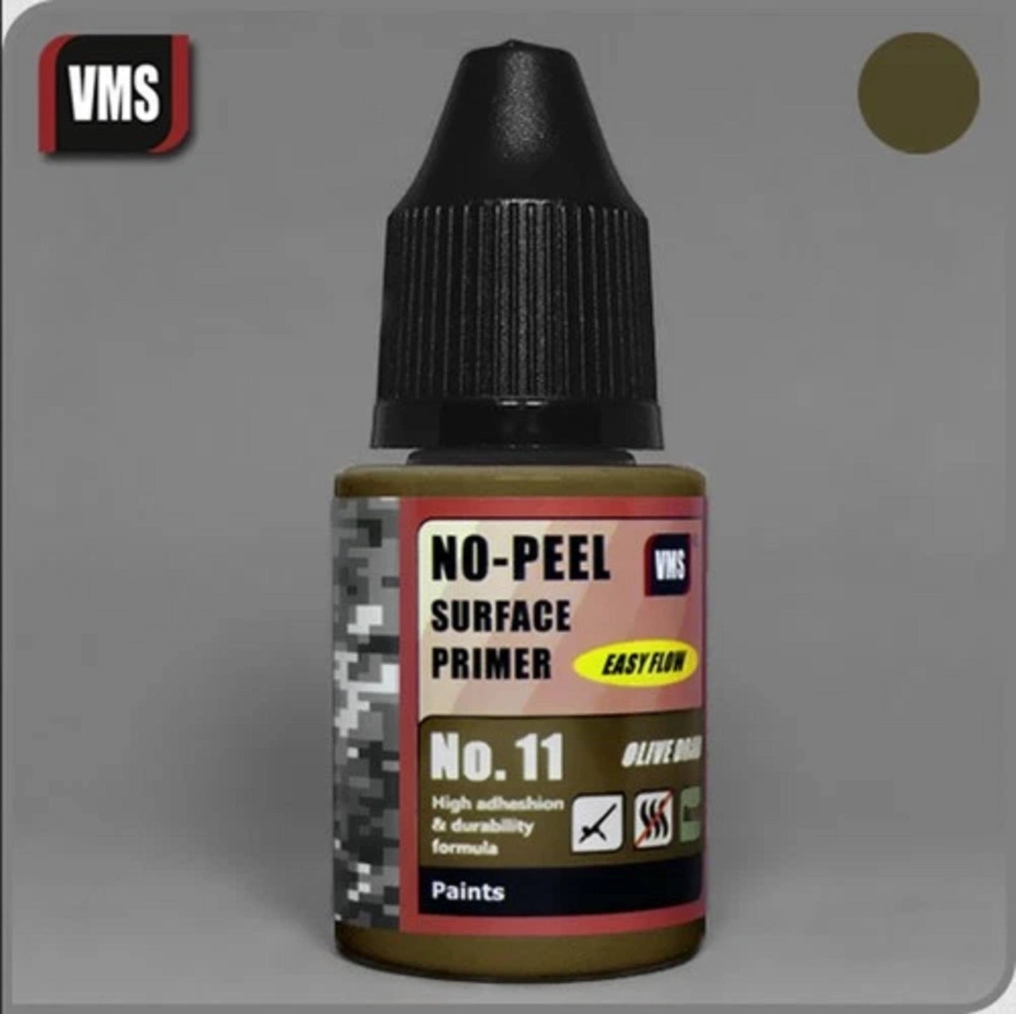VMS No-Peel Primer No.11 Olive Drab 30ml PR11s