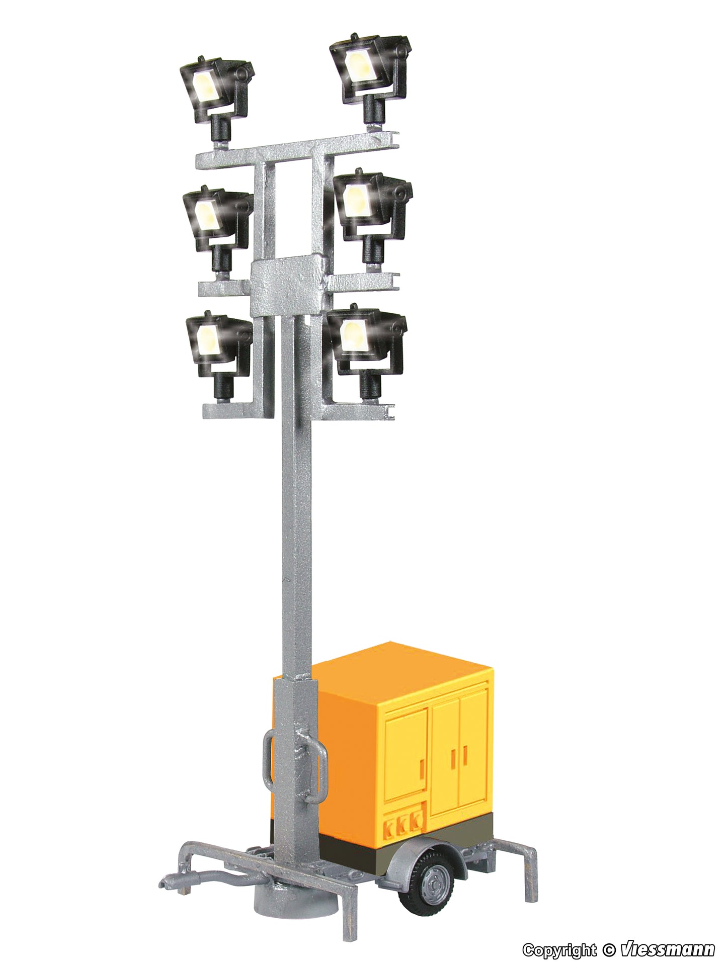 Viessmann 1343 eMotion Portable Lighting Trailer 69-88mm LED White HO