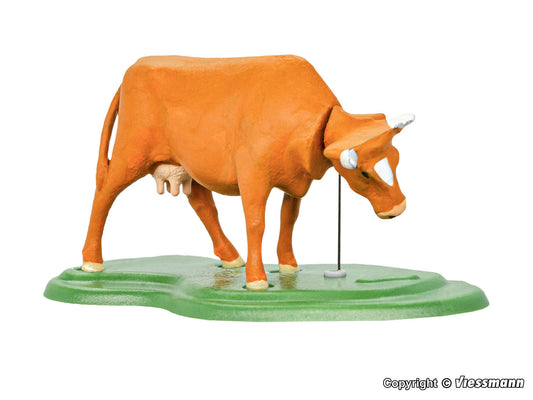 Viessmann eMotion Brown Cow with Moving Head HO Gauge VN1582