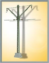 Viessmann 4127 Catenary DRG Middle Mast with Beams 106.5mm HO
