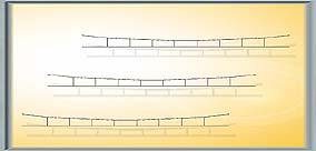 Viessmann 4158 Catenary Wire Universal 360-400mm (3) HO