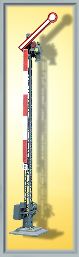 Viessmann Semaphore Signal One Arm Lattice Mast VN4500 HO Gauge