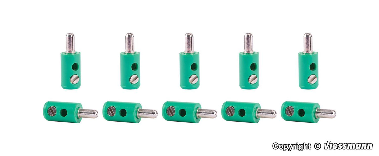 Viessmann 6872 Plugs Green (10)