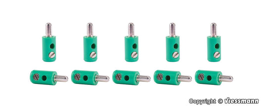 Viessmann 6872 Plugs Green (10)