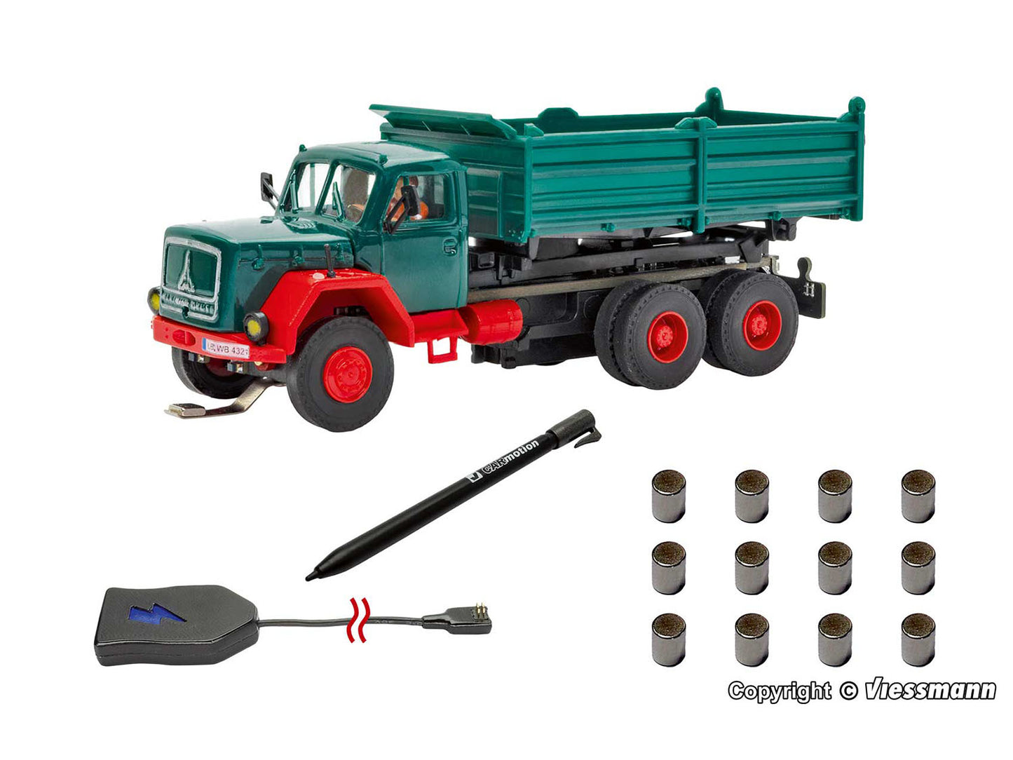 Viessmann CarMotion Magirus Deutz Dump Truck Starter Set HO Gauge VN8002
