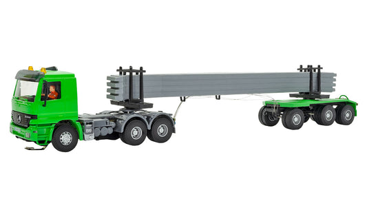Viessmann CarMotion MB Actros Tractor & Skate Trailer w/Lighting VN8032 HO Gauge