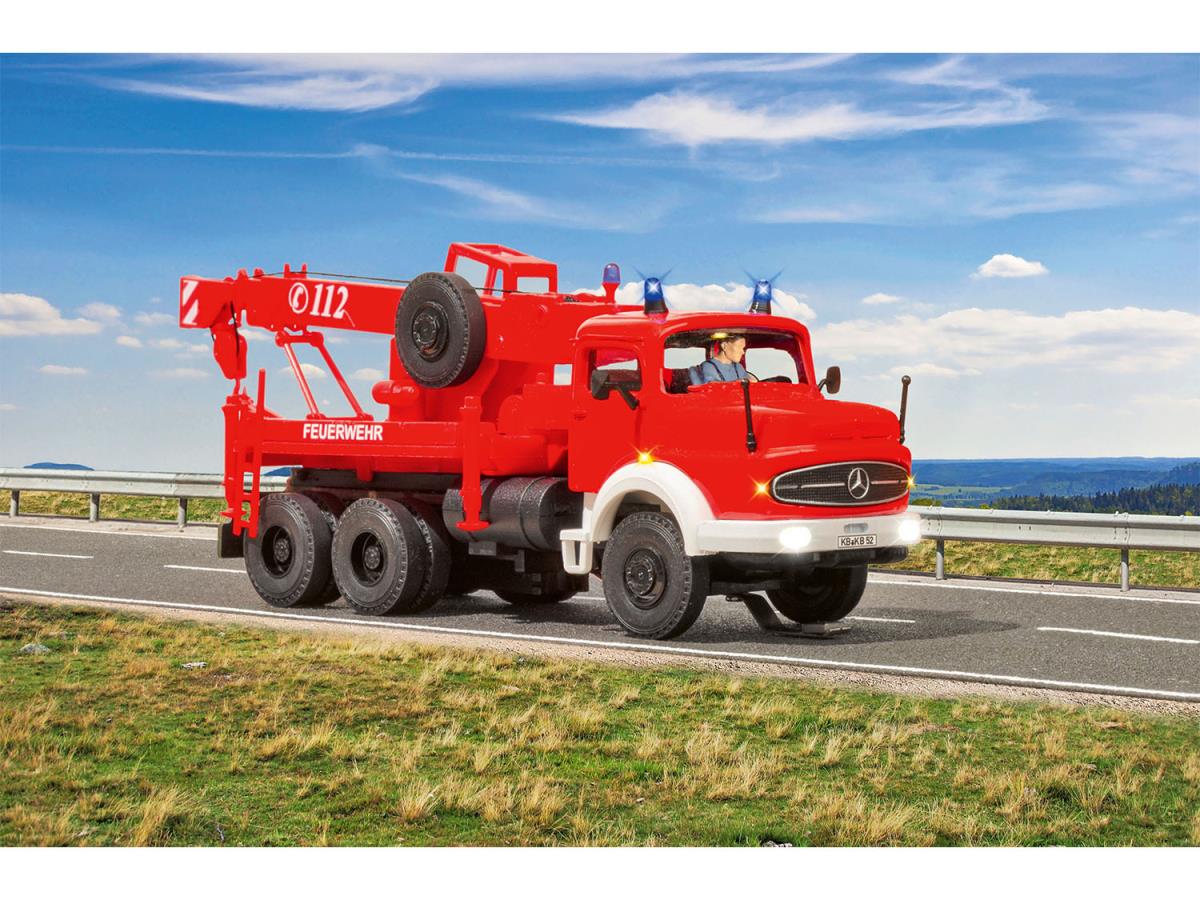 Viessmann CarMotion MB Fire Recovery Crane w/Lighting VN8052 HO Gauge