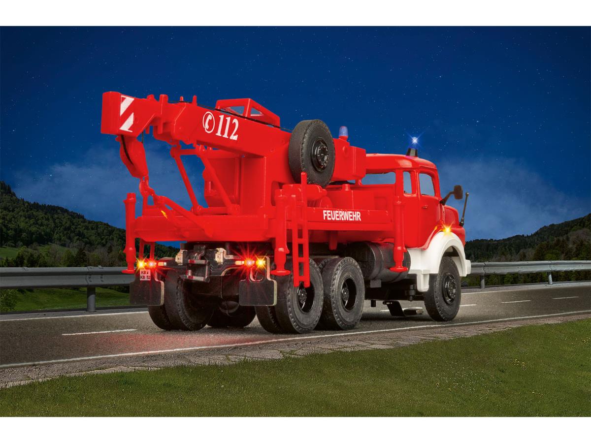 Viessmann CarMotion MB Fire Recovery Crane w/Lighting VN8052 HO Gauge