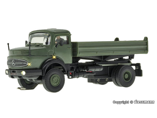 Viessmann 8161 CarMotion MB 2 Axle Flatbed Truck Military HO Gauge